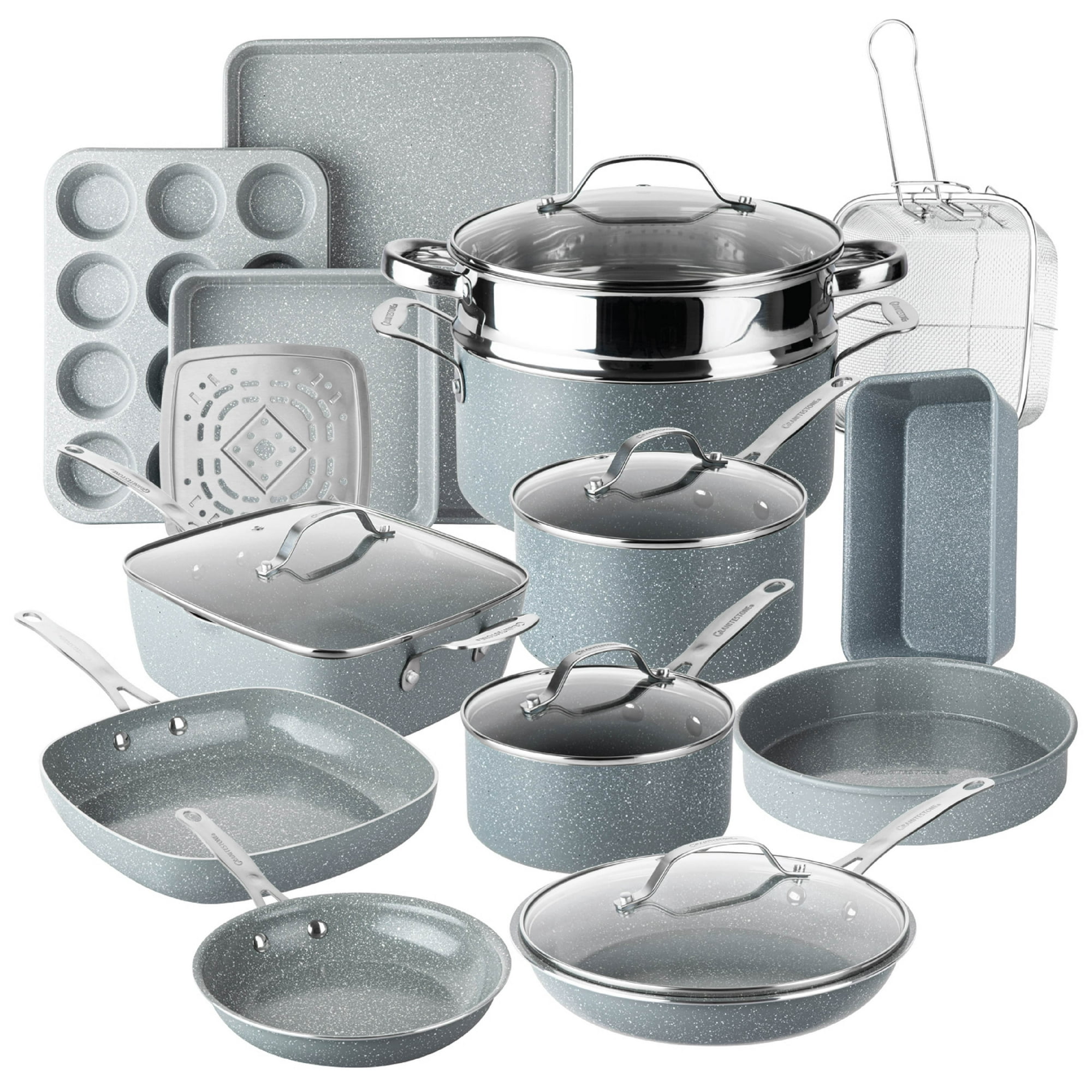 Granitestone 20 Pc Ceramic Cookware Set